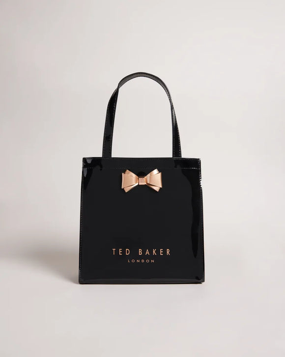 Ted Baker Aracon Black Plain Bow Small Icon Bag