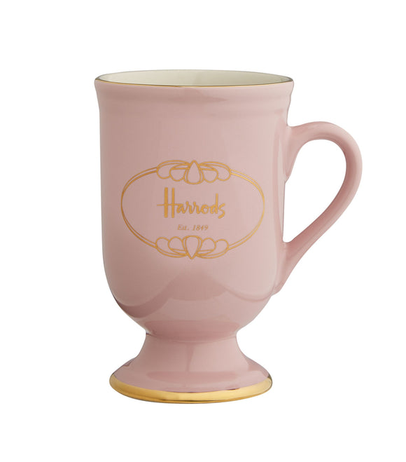 Harrods Pink Pedestal Logo Mug
