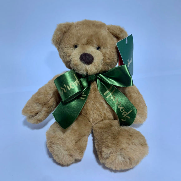 Harrods Archie Green Ribbon Bear (20cm)