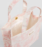 Pink Toile Small Shopper Bag