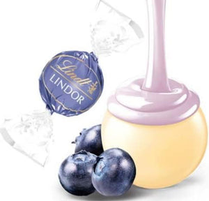 Lindt Lindor Blueberry & Cream White Chocolate (Piece)