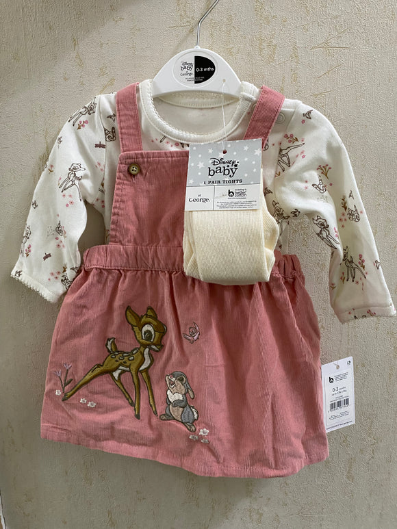 Bambi Baby Outfit (0-3 Months)
