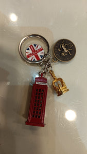 Harrods London telephone keyring