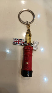 Harrods post box keyring