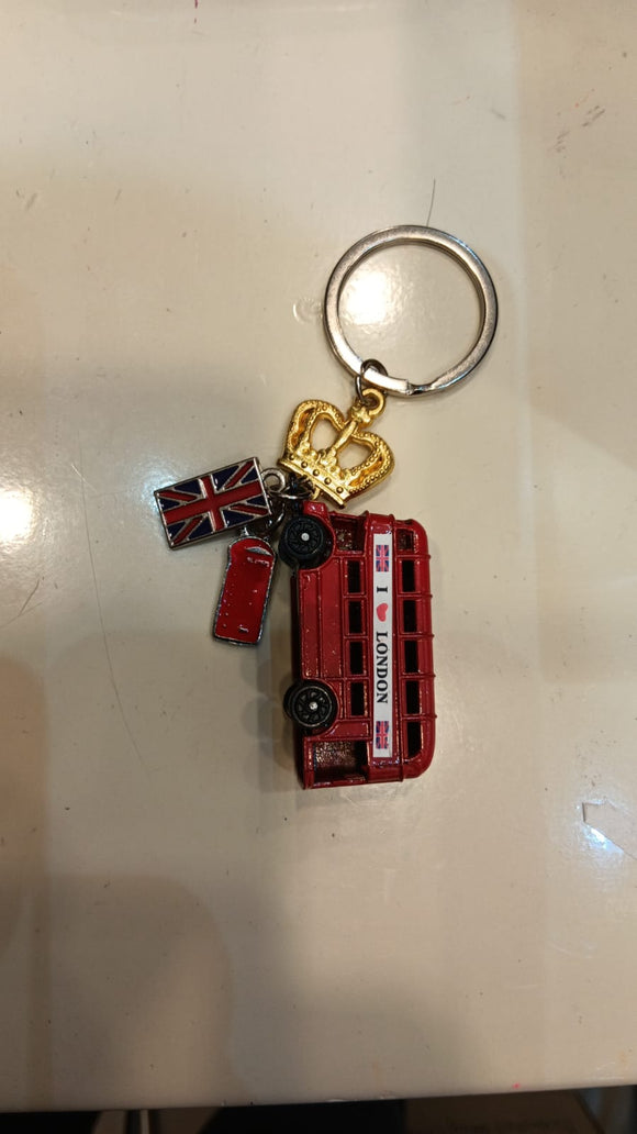 Harrods bus keyring