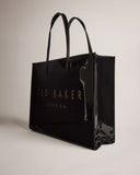 Ted Baker Abbycon Branded Icon Tote Bag Black