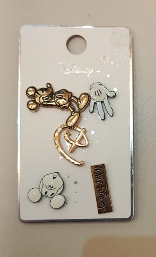 Mickey mouse pins (set of 3 pcs)