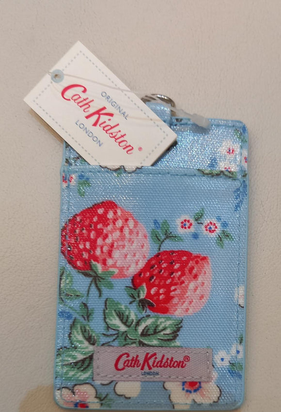 Card Tag Mini Strawberry Blue
