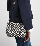 Harrods
Small Geometric Tote Bag (Black)