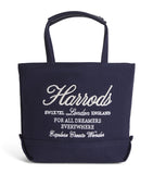 Harrods
Small Embroidered Logo Tote Bag (Navy)