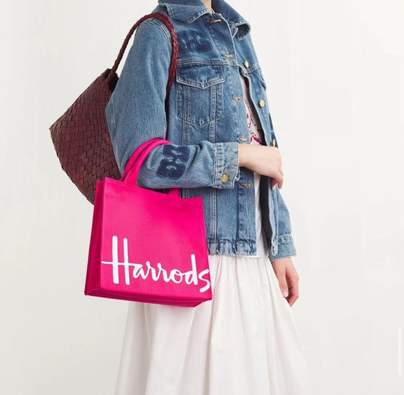 Harrods

Small Cotton Logo Tote Bag (pink)