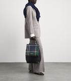 Harrods
Small Tartan Tote Bag (Dark Navy)