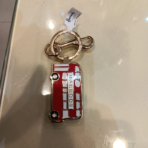 London Bus Keyring Metal