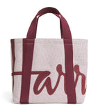 Harrods
Contemp Logo Neutral Burg small Tote Bag