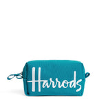 Harrods
Cotton Logo Cosmetics Bag (Teal)