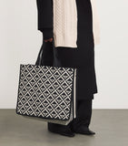 Large Geometric Tote Bag