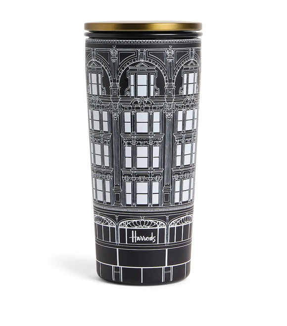 Harrods
Metal Building Travel Cup (black)..كأس هارودز للسفر معدنية لون اسود