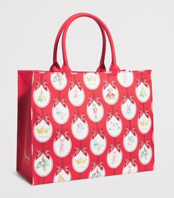 Harrods
Neutral Christmas Nutcracker Shopper Bag