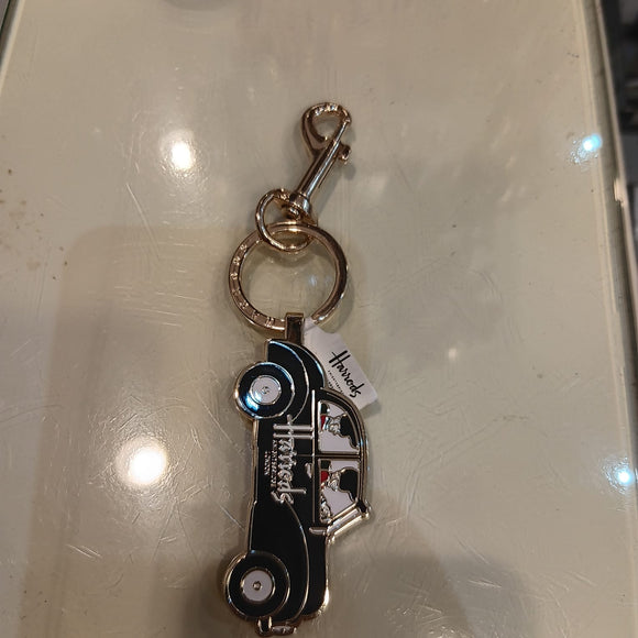 Black Car Keyring Metal