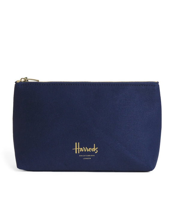 Harrods
Navy medium Zipped Logo Cosmetic Bag