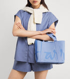 contemp blue small tote harrods