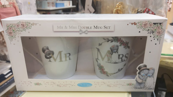 Mr&Mrs Double Mug Set