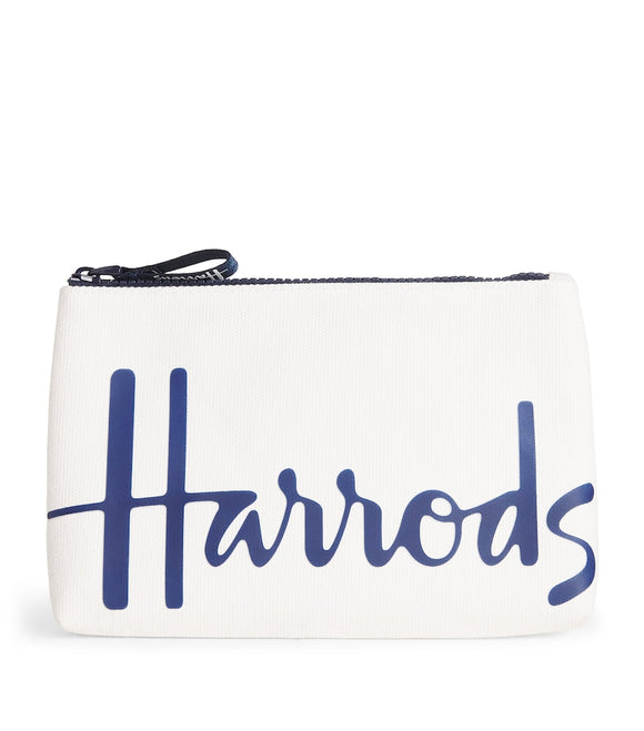Harrods
Ivory Small Cotton Logo Pouch