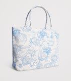 Harrods
Blue Medium Toile Print Tote Bag