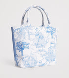 Harrods
Blue Small Toile Print Tote Bag