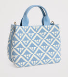 Harrods
Small Geometric Tote Bag (Blue)