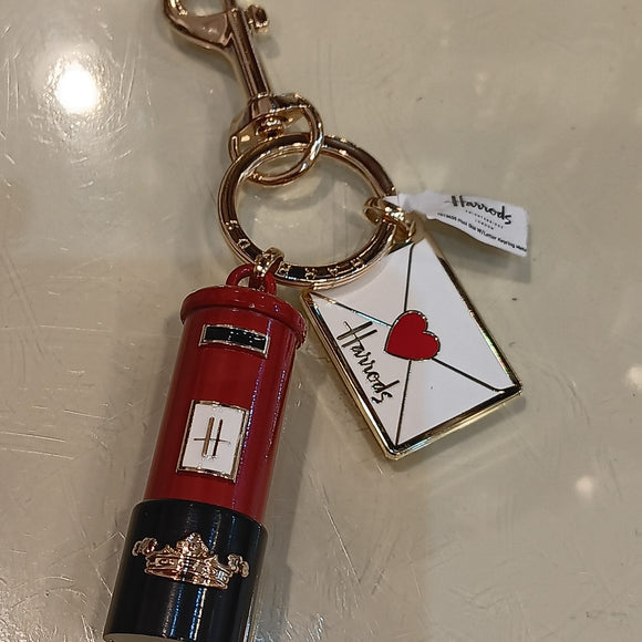 Post Box w/letter Keyring Metal