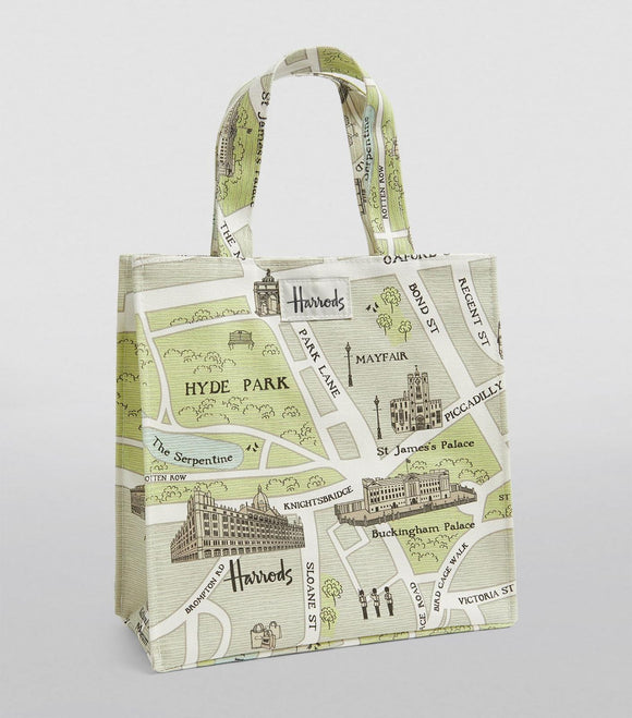 Small West And Map Shopper Bag