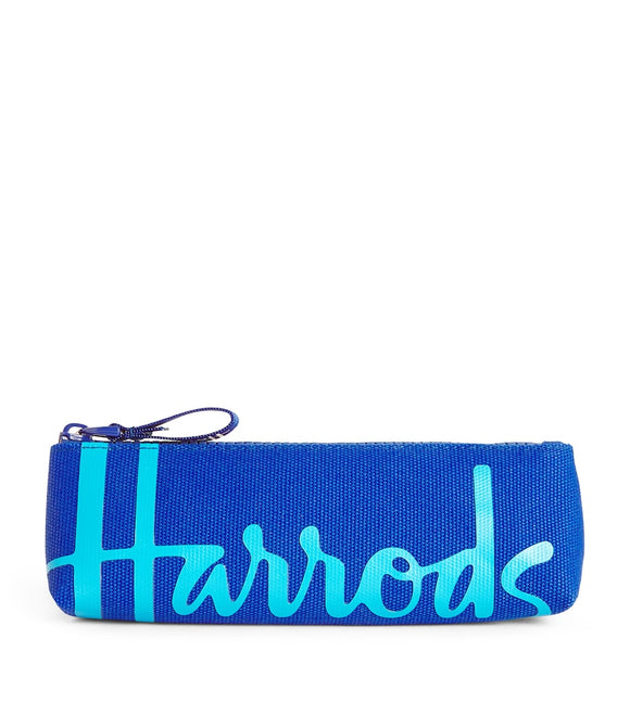 Harrods
Cotton Logo Pencil Case prussian