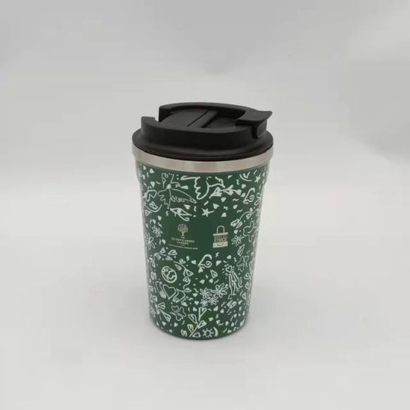 The Queen's Green Reusable Coffee Cup