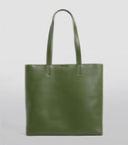 Medium Leather Kensington Tote Bag Green