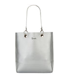 Fern Reversible Tote Bag Black and Silver