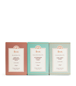 Harrods Black Tea Gift Set (3 x 50 Tea Bags)