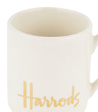 Harrods Cream Logo Espresso Cup Only
