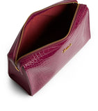 Croc Embossed Trafalgar Cosmetic Clutch Bag