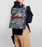 Harrods Medium Font Shopper Bag