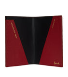 Harrods Leather Passport Cover Red