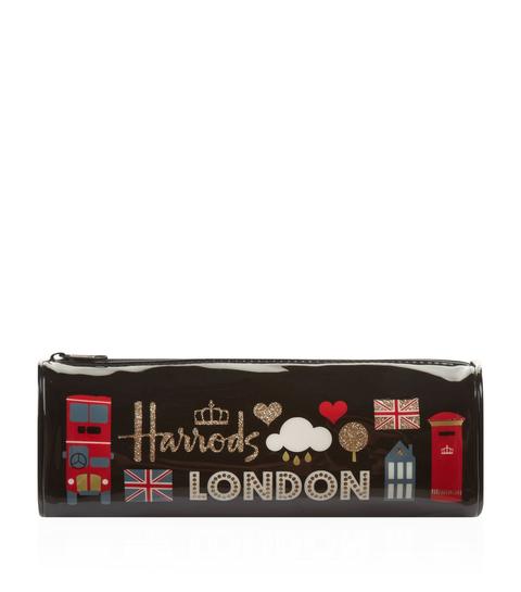 Harrods Glitter London Pencil Case