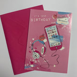 It's Your Birthday Headphones Card and Envelope