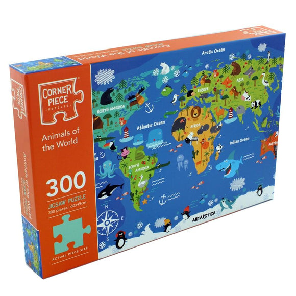Animals of the World 300 Piece Jigsaw Puzzle