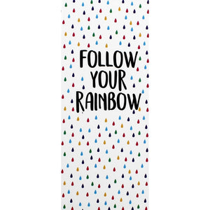 Rainbow Raindrops Sticky Notes Pad