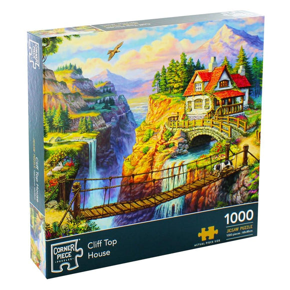 Cliff Top House 1000 Piece Jigsaw Puzzle