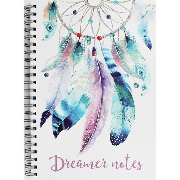 A4 Wiro Dream Catcher Design Notebook
