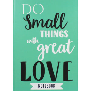 A4 Casebound Small Things Plain Notebook