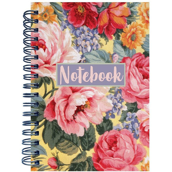 A6 Floral Wiro Notebook