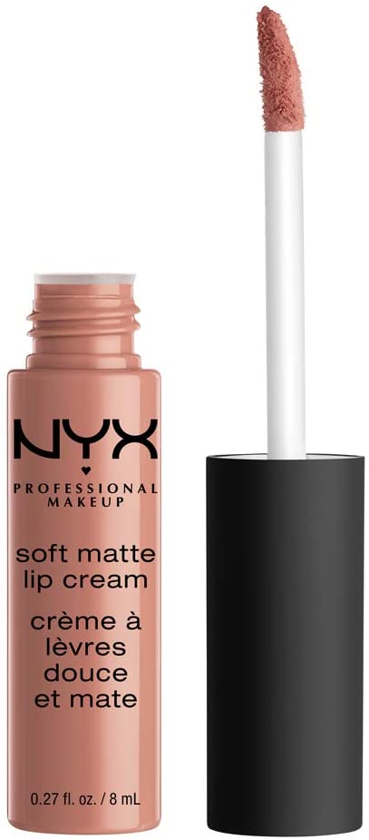 NYX Professional Makeup Soft Matte Lip Cream, Creamy and Matte Finish, Highly Pigmented Colour, Long Lasting, Vegan Formula, Shade: Stockholm
